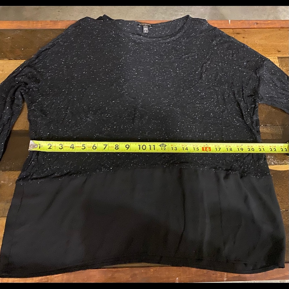 Express Dark Blue Long Sleeve Size Small